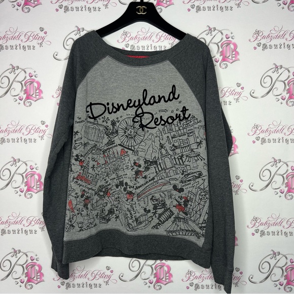 Disneyland resort sweater pull over crew neck California adventure and magic - Picture 9 of 11